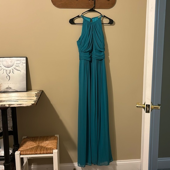 Teal Bridesmaids Dress - Picture 1 of 4